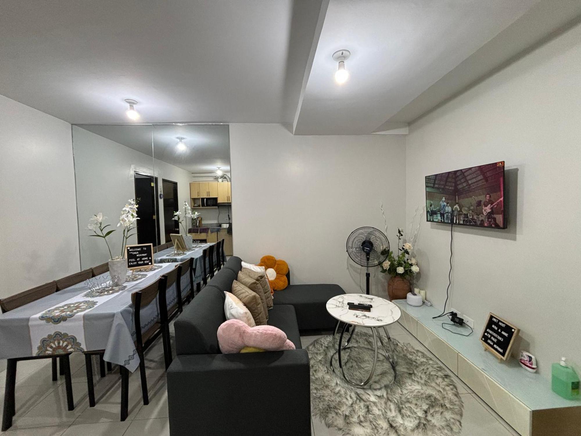 Casa Moanna 2Br Condo With Dining, Kitchen, Living Area And Netflix Mandaue City Exterior foto